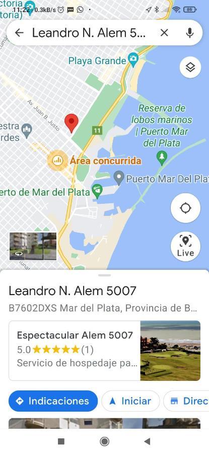 شقة Espectacular Alem 5007 Piso 7 مار ديل بلاتا المظهر الخارجي الصورة